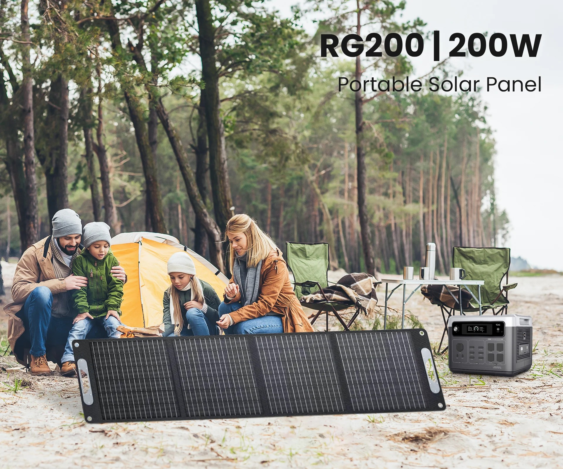 Tdc Solar Panel RG200 Foldable Solar Panel | 200W – TDC