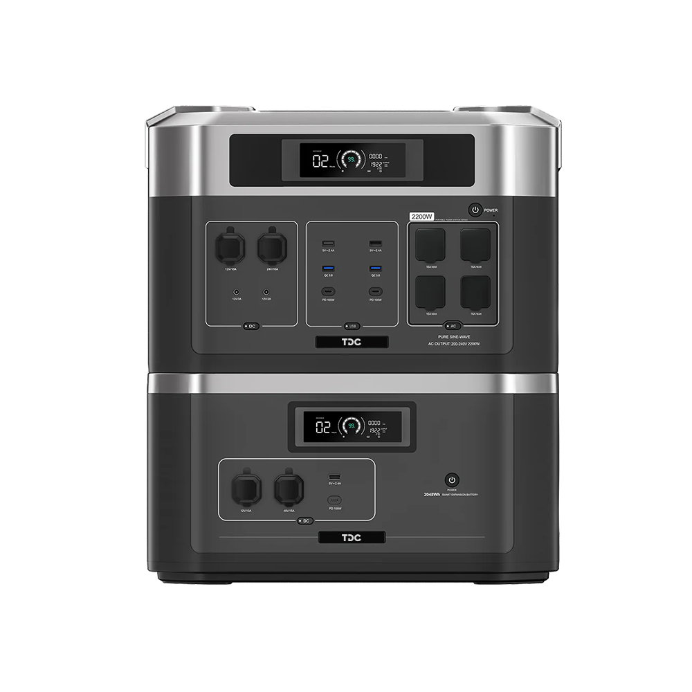 ROP2000+ROB2000 Expandable Power Station 4096Wh | 2200W