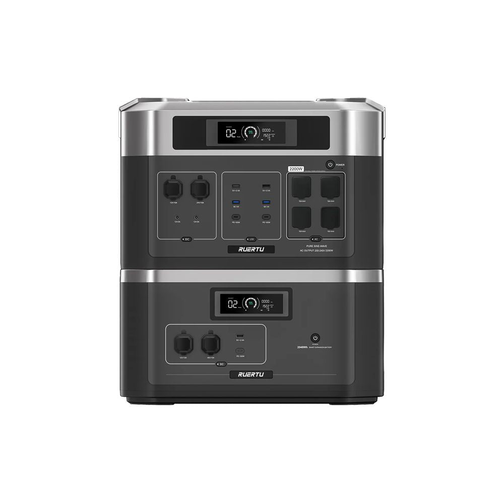 ROP2000+ROB2000 Expandable Power Station 4096Wh | 2200W