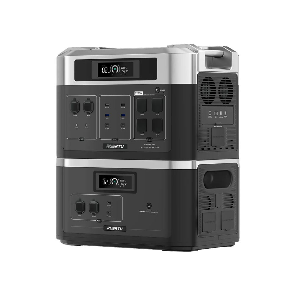 ROP2000+ROB2000 Expandable Power Station 4096Wh | 2200W