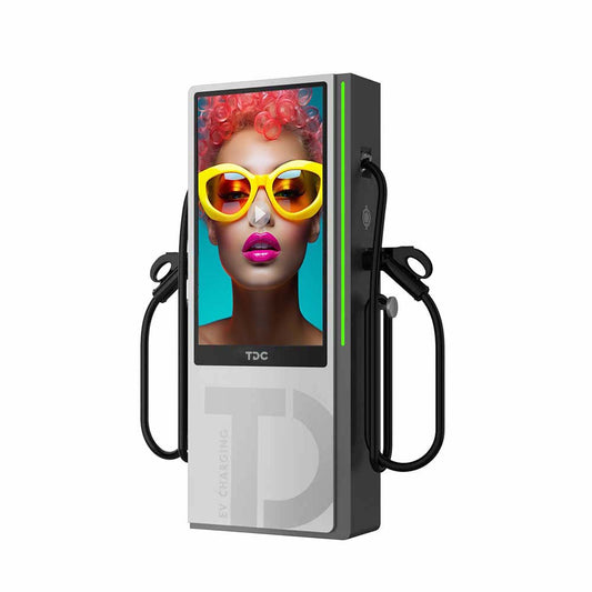 ZIP 60kW DC EV Charger with 43-inch Advertising Screen