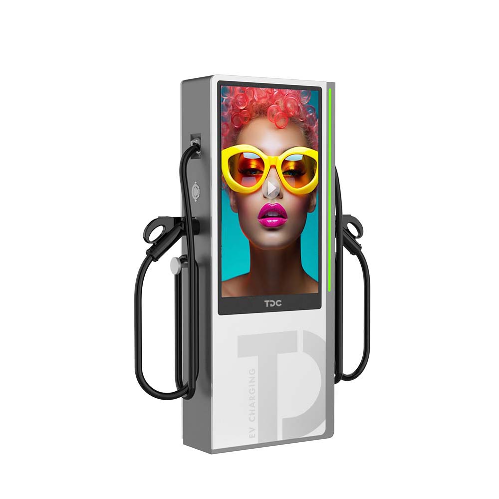 ZIP 60kW DC EV Charger with 43-inch Advertising Screen
